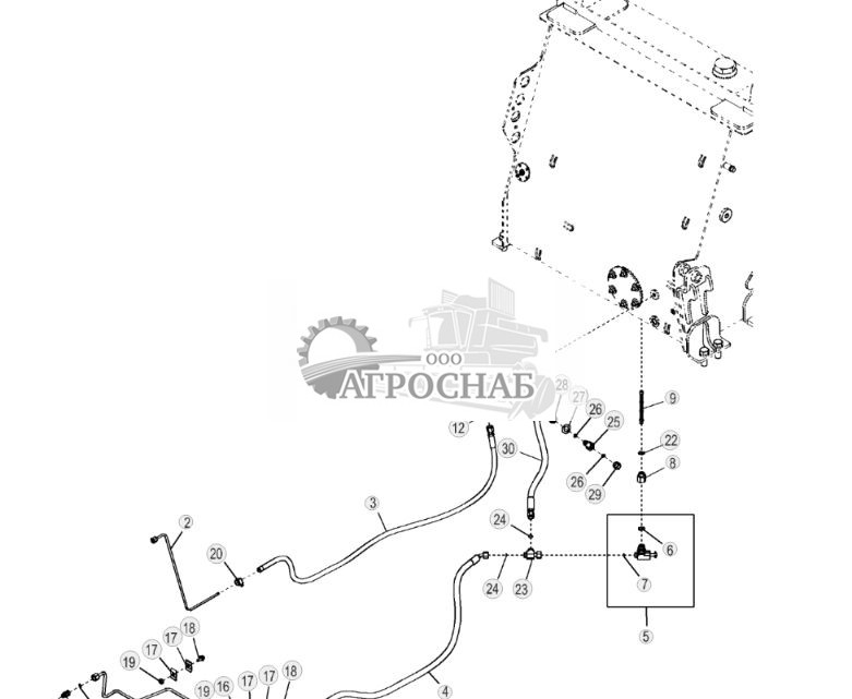 Топливные трубопроводы со сливом для использования с крылом 45 градусов (220608 - ) - ST743074 150.jpg